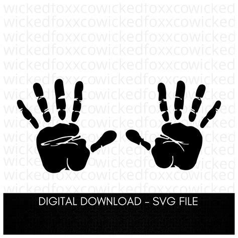 Download 777+ silhouette baby handprint svg Commercial Use